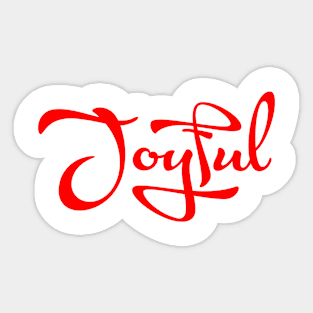 Joyful Sticker